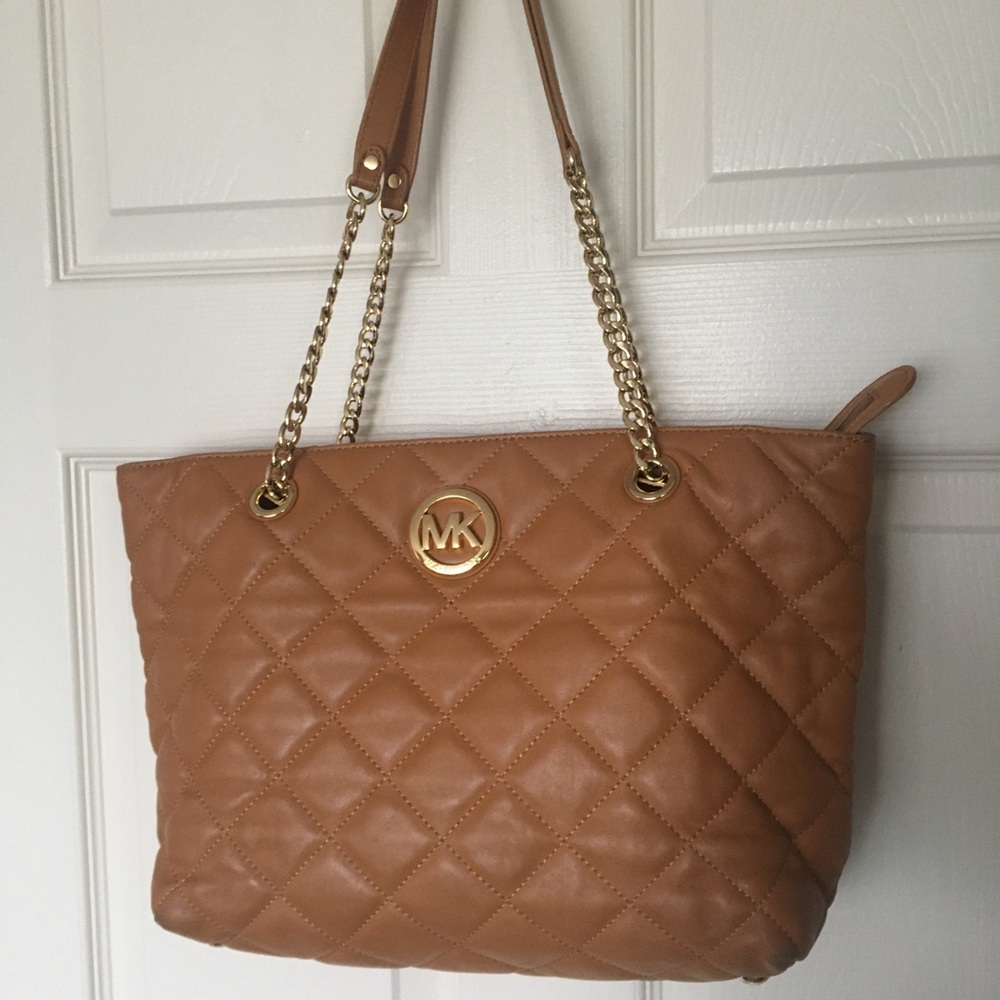 Michael Kors Quilted Leather Purse Shoulder Bag